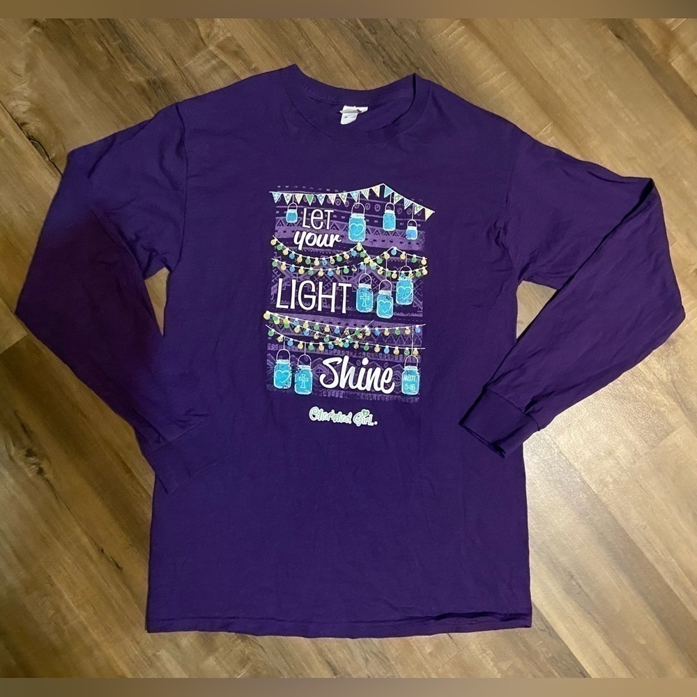 “LET Your Light Shine” Cherished Girl Purple T-shirt